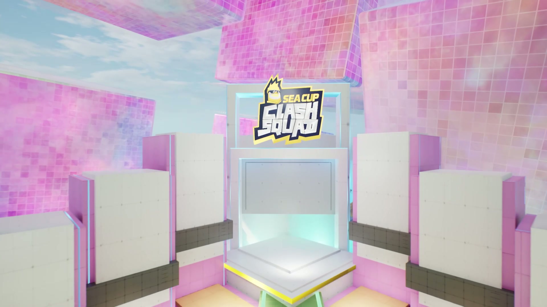 Clash Squad SEA Cup 2023 virtual portal and stepped platforms