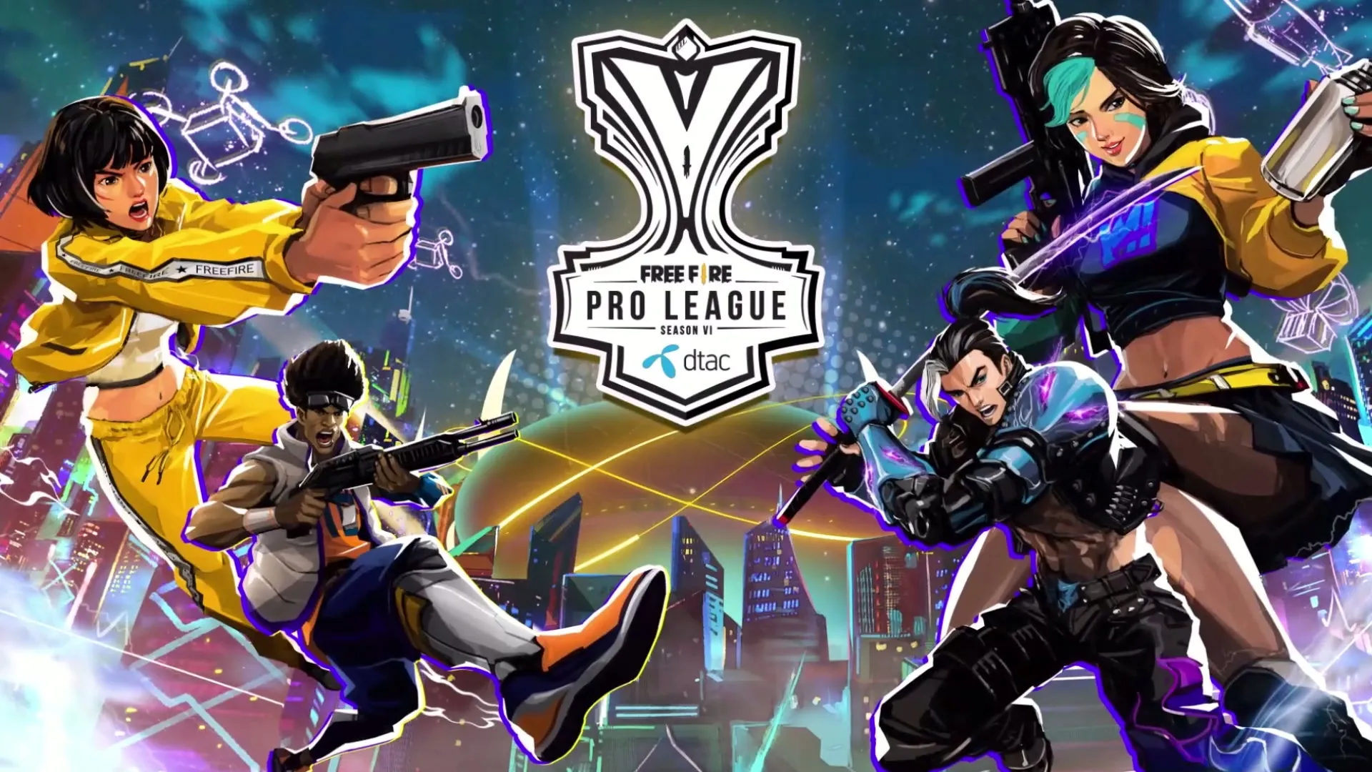 Free Fire Pro League Season VI title in the final teaser